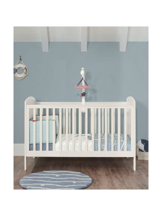 Mamas & Papas Dover Seturi de mobilier pentru copii cu Pat și Comodă Alb