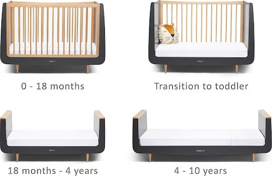 Snuz Skandi Seturi de mobilier pentru copii cu Pat și Comodă Maro / Bej