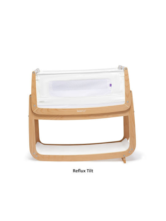 Snuz Leagăn SnuzPod 4 cu Saltea și Deschidere Laterală Natural