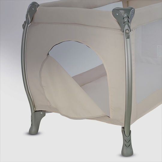 Inglesina Lodge Laufstall 2 Ebenen mit Matratze Burgundisch 126x72cm