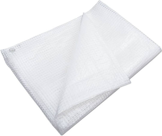 vidaXL Αδιάβροχος Μουσαμάς 140gr/m² 3x3μ. Ελαφρού Τύπου Λευκός