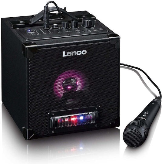 Lenco Ηχείο Karaoke με Ενσύρματo Μικρόφωνο και Εφέ Φωτισμού BTC-070BK BTC-070BK Μαύρο