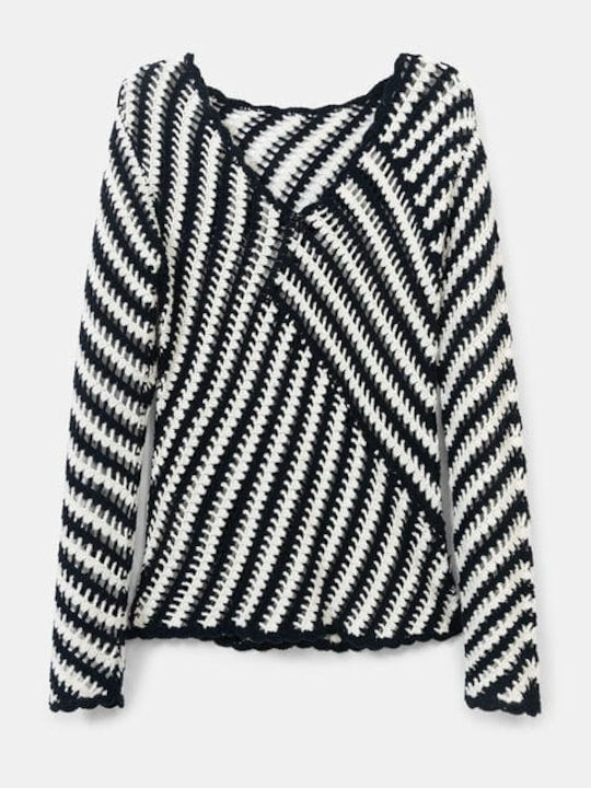 Niagara Women's Long Sleeve Sweater with V Neckline Multicolour
