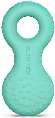 Suavinex Teething Ring made of Rubber for 0 m+ Green 1pcs