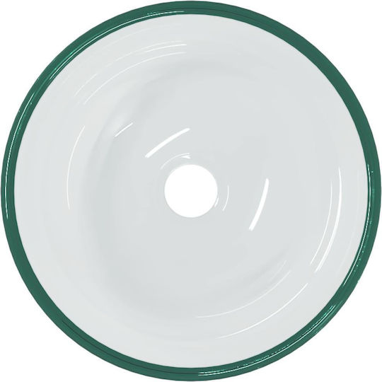vidaXL Επικαθήμενος Νιπτήρας Γυάλινος 30x30x12cm Διάφανος