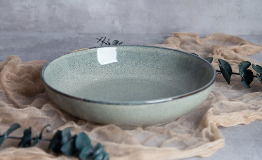 GTSA Grein Σαλατιέρα Κεραμική Γκρι 22x22x5cm