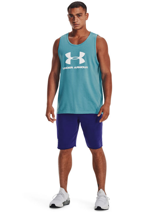 Rival Terry Men's Athletic Shorts Blue