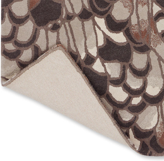 Ted Baker Feathers Lucrat manual Covor Rectangular Din lână 162404 Natural