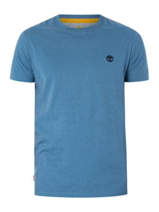 Dunstan River Men's T-Shirt Monochrome Blue A2BPR-DJ5
