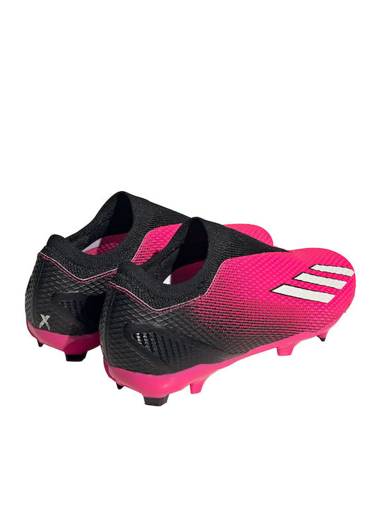 adidas X Speedportal 3 Football Shoes with Cleats Team Shock Pink 2 / Zero Metalic / Core Black