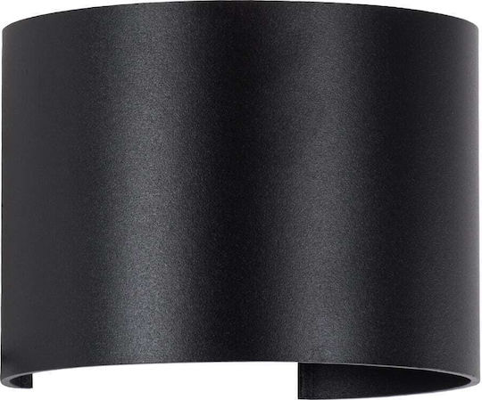GloboStar Axis-R Wall-Mounted Outdoor Ceiling Light LED IP65 10W with Warm White Light Double Beam 10x10x10εκ.