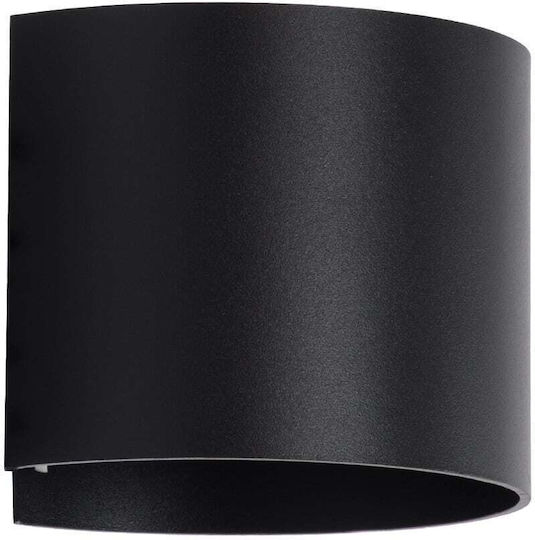 GloboStar Axis-R Wall-Mounted Outdoor Ceiling Light LED IP65 10W with Warm White Light Double Beam 10x10x10εκ.