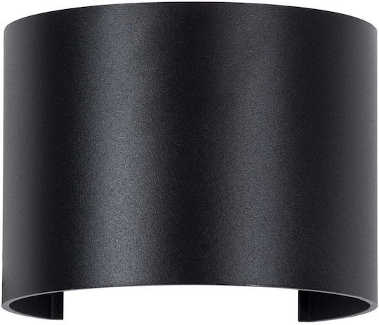 GloboStar Axis-R Wall-Mounted Outdoor Ceiling Light LED IP65 10W with Warm White Light Double Beam 10x10x10εκ.