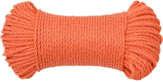 vidaXL Rope with Diameter 3mm and Length 500m Orange Work Rope 3mm 500m made of Polypropylene