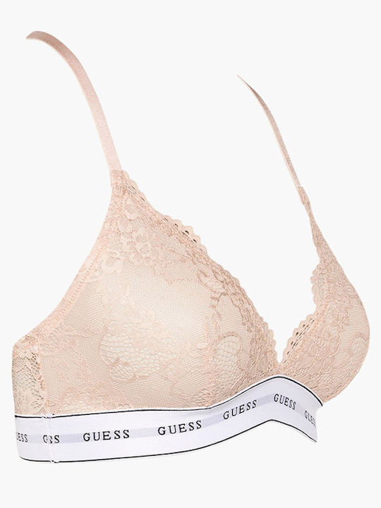 Guess Women's Bralette Bra Beige