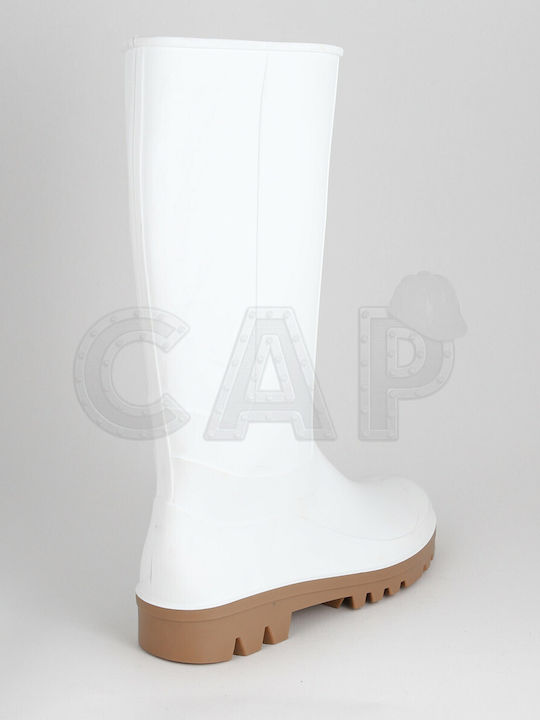 Stenso BS Food Non-Slip Work Wellies Knee White