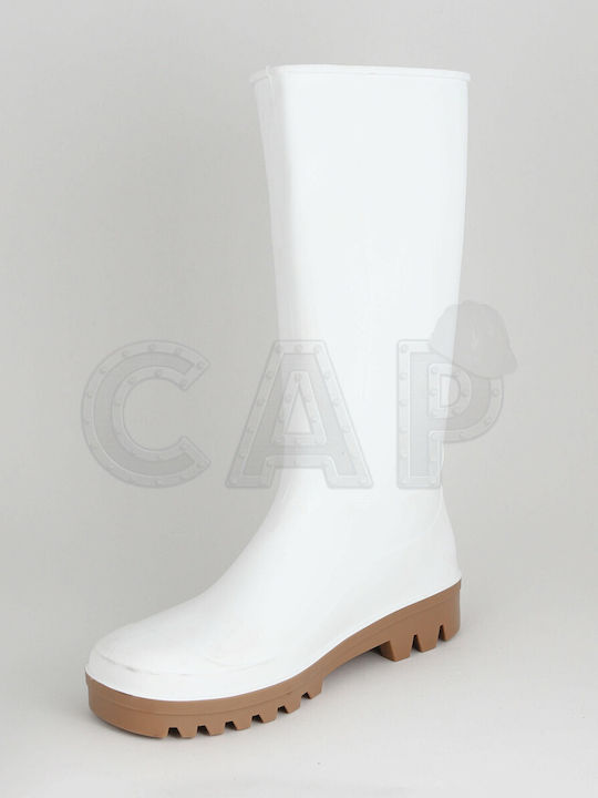 Stenso BS Food Non-Slip Work Wellies Knee White