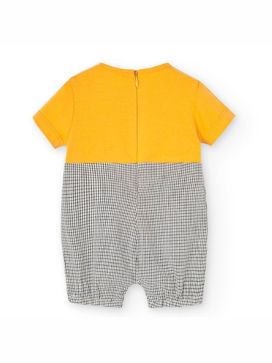 Boboli Baby Bodysuit Set Short-Sleeved with Shorts Orange