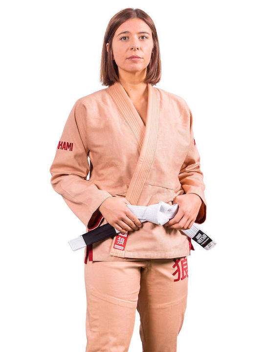 okami kensho women BJJ Gi- beige