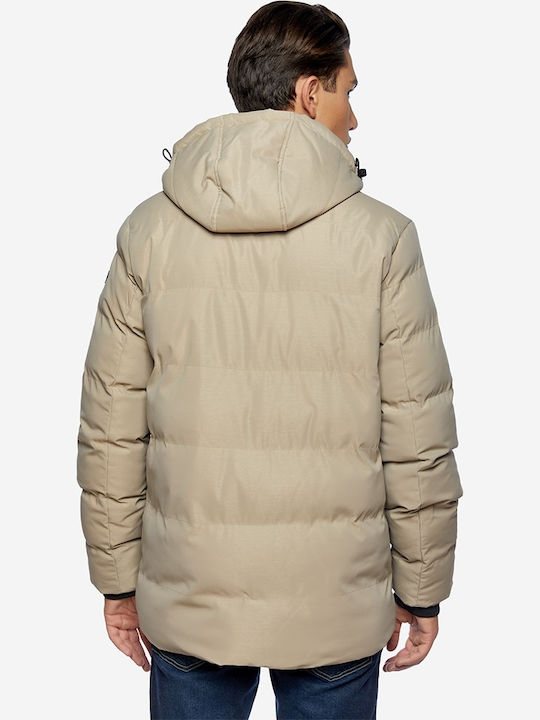 Χειμωνιάτικο Μπουφάν Puffer Μπεζ