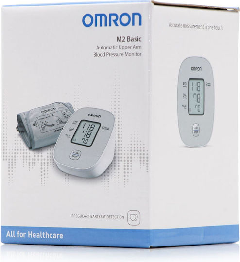 Omron M2 Basic Ηλεκτρονικό Πιεσόμετρο Μπράτσου με ανίχνευση Αρρυθμίας HEM-7121J-E
