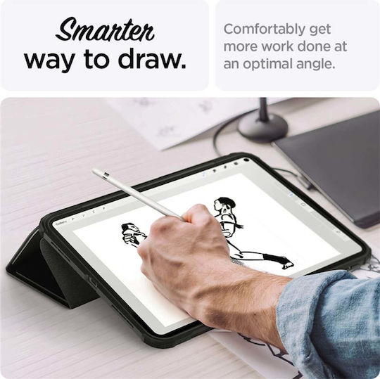 Spigen Ultra Hybrid Pro Flip Cover Black iPad 2022 10.9''