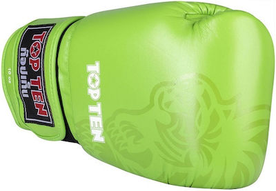 Top Ten Synthetic Leather Boxing Competition Gloves Green