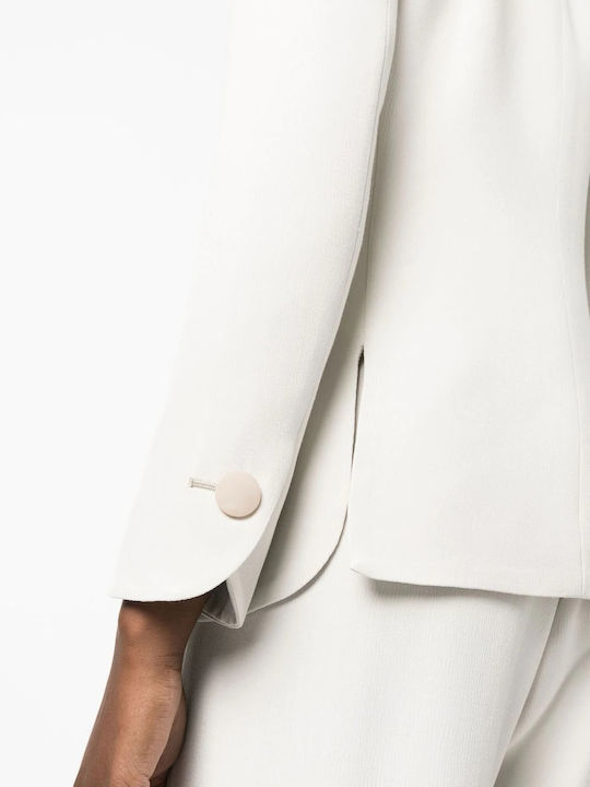 Emporio Armani Women's Waisted Blazer Gray