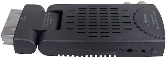 TV Star T3000 Ψηφιακός Δέκτης Mpeg-4 Full HD (1080p) με Λειτουργία PVR (Εγγραφή σε USB) Σύνδεσεις SCART / HDMI / USB