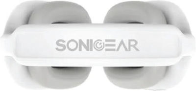 Sonic Gear Airphone 6 Drahtlos/Kabelgebunden Über Ohr Kopfhörer mit 10 Betriebsstunden Weiä AP6W