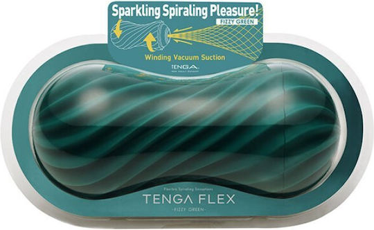 Tenga Flex Fizzy Masturbator Green