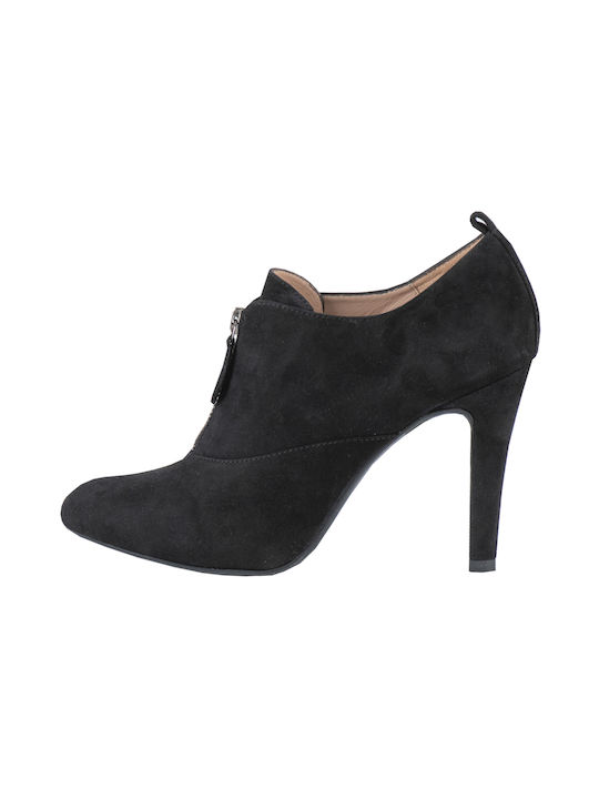 Unisa Suede Women's Ankle Boots Black