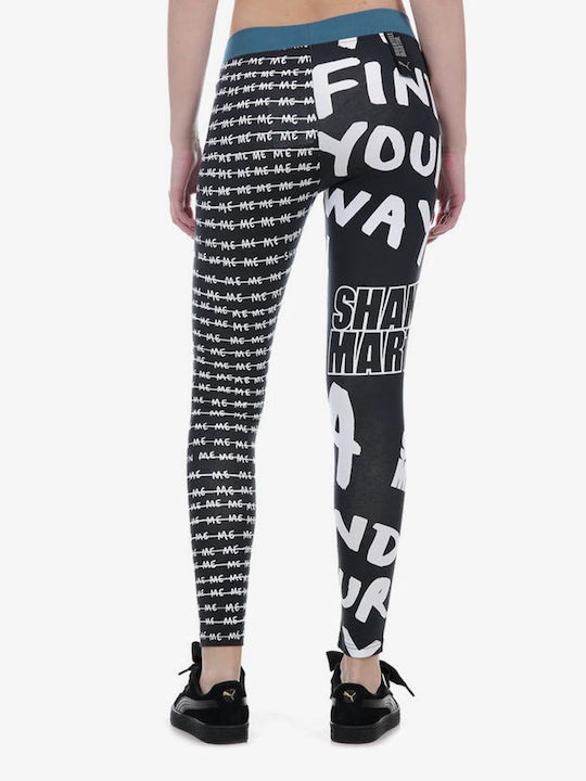 Puma X Shantell Martin Ausbildung Frauen Lang Leggings Schwarz