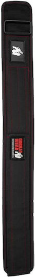 Gorilla Wear Weightlifting Belt Black/Red Stitched 4"