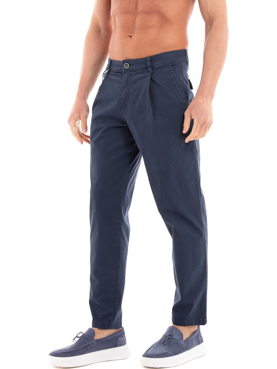 Pantaloni Chino Elastic Albastru marin