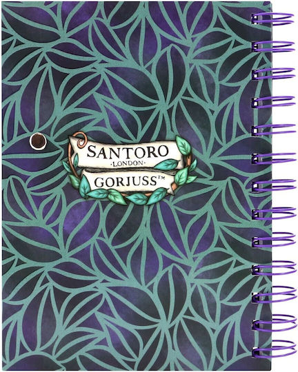 Santoro To The Ends Of The Earth Notizbuch Spirale mit Stifthalter Grün