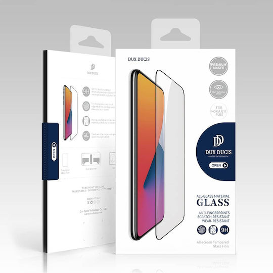 Dux Ducis 10D Full Face Tempered Glass Black (Nokia G11 Plus)