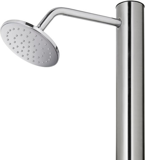 vidaXL Pool Shower with Length 62cm Silver