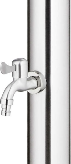 vidaXL Pool Shower with Length 62cm Silver