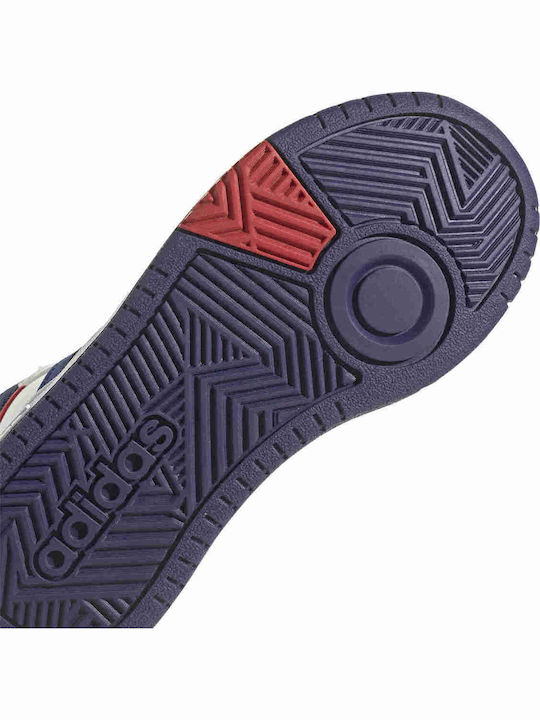 Hoops Mid Kinder Sneakers Hoch Weiß