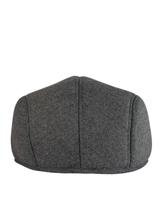 Brims and Trims Men's Flat Cap Gray
