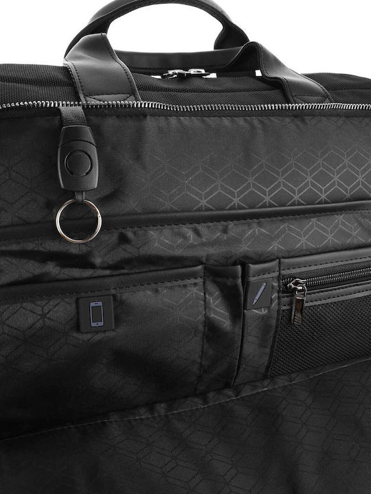 Manhattan Men's Briefcase Black