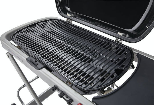 Weber Traveler Stealth Edition Tragbar Gasgrill Rost 63.5cmx34.3cmcm mit 1 cm 3.8kW
