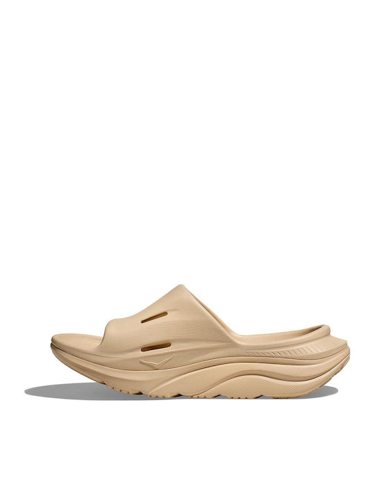 HOKA Glide Ora Recovery Slides Μπεζ HOKA Glide Ora Recovery Slides Μπεζ