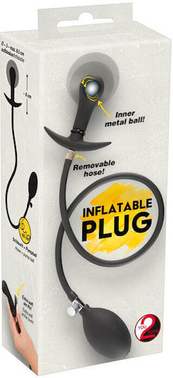 You2Toys Inflatable Anal Plug Schwarz 65cm