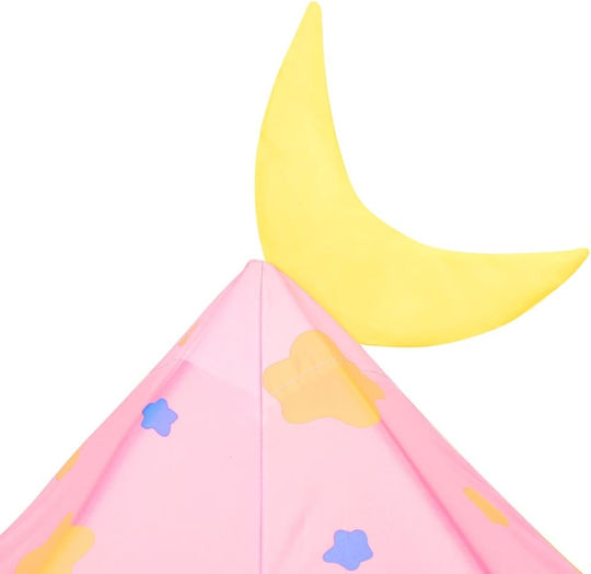 vidaXL Kids Castle Play Tent Pink