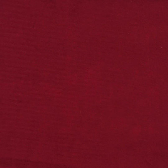 Burgundy Velvet Upholstered Footstool 70x55x41cm