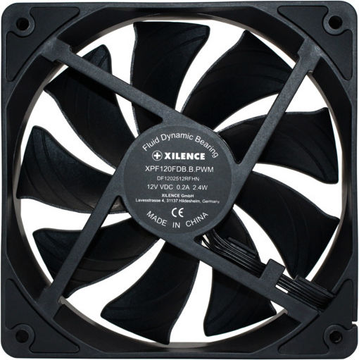 Xilence XF082 Case Fan 120mm 500rpm 63.41cfm Without LED Lighting And 4-Pin PWM Connection