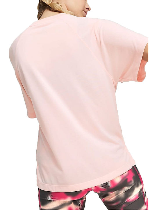 Puma Women's Athletic Oversized T-shirt Pink