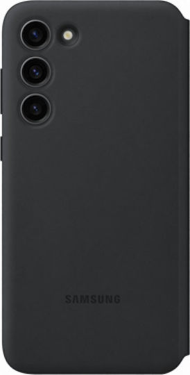 Samsung Smart View Wallet Πλαστικό Μαύρο (Galaxy S23+)